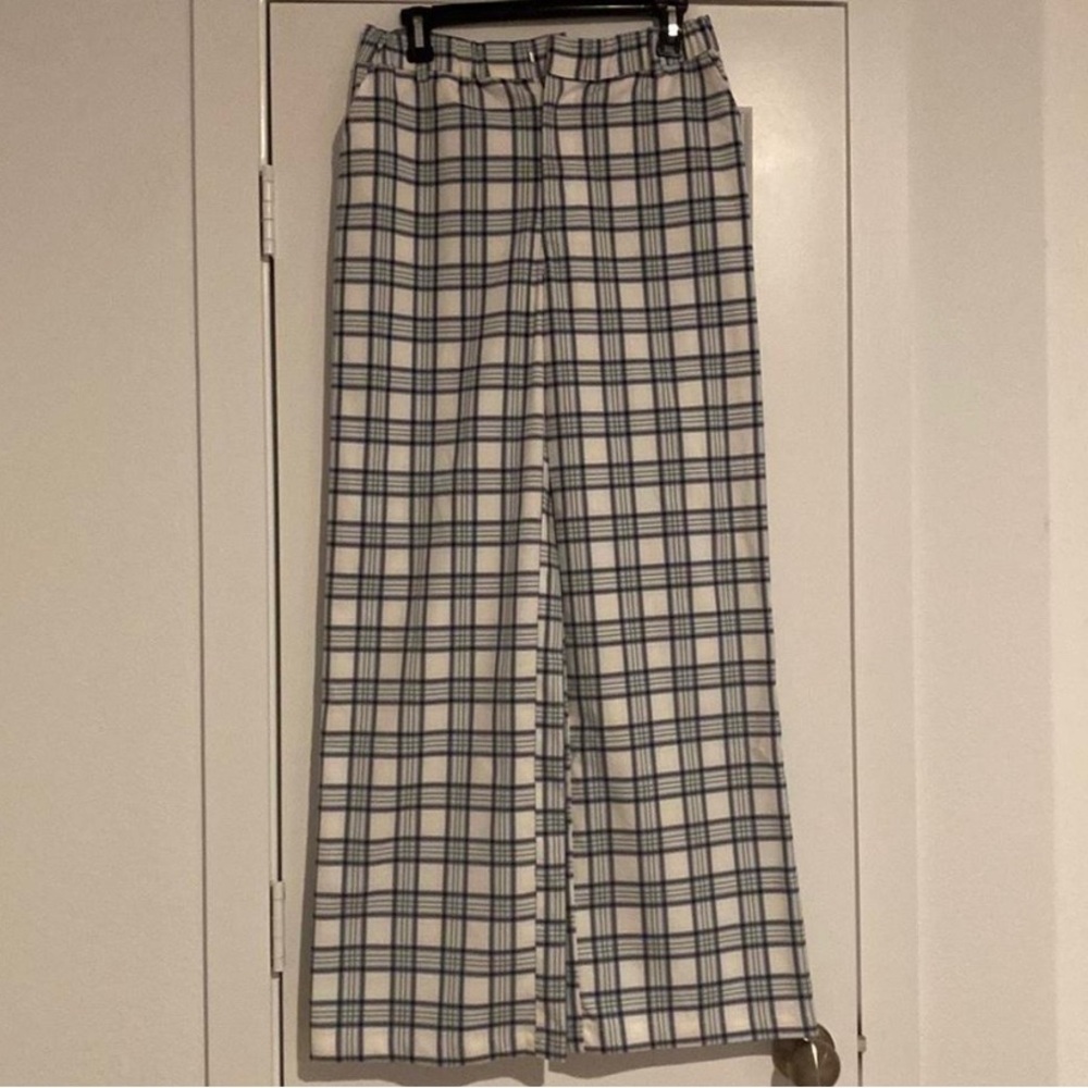 Forever 21 Plaid Flare Pants